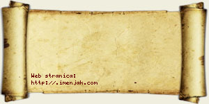 Jana Mečanin vizit kartica